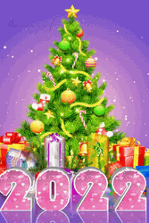 Merry Christmas And Happy New Year 2022 Spinning Preparation  GIF