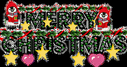 Merry Christmas And Happy New Year Penguins Christmas Lights Hearts Stars GIF