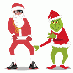 Merry Christmas Animated Santa Clause GIF
