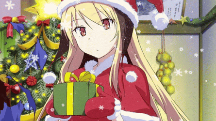 Merry Christmas Anime Shiina Mashiro GIF