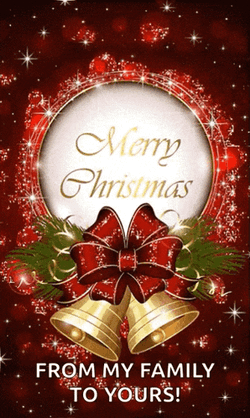 Merry Christmas Bell GIF