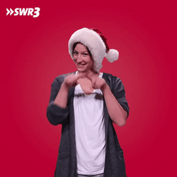 Merry Christmas Daughter Heart Hand Sign GIF