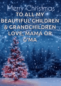 Merry Christmas Daughter Sweet Grandma Greetings GIF