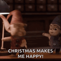 Merry Christmas Elf Cute Dancing Cartoon GIF