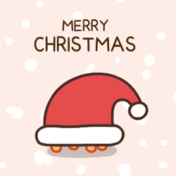Merry Christmas Elf Cute Dinosaur GIF