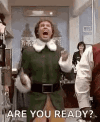 Merry Christmas Elf Will Ferrell Yay GIF