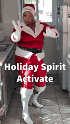 Merry Christmas Eve Holiday Spirit Activate GIF
