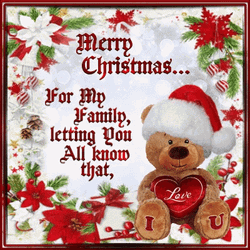 Merry Christmas Family I Love You GIF