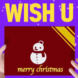 Merry Christmas Family Pop Up Card GIF