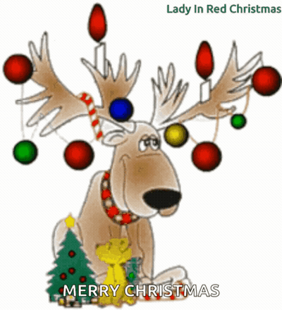 Merry Christmas Girl in Santa Outfit