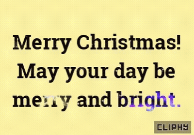 Merry Christmas May Your Day Be Bright GIF