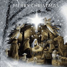 Merry Christmas Nativity Of Jesus Greeting