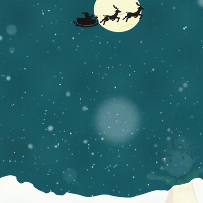 Merry Christmas Poster With Two Boys In Superhero Outfits GIF