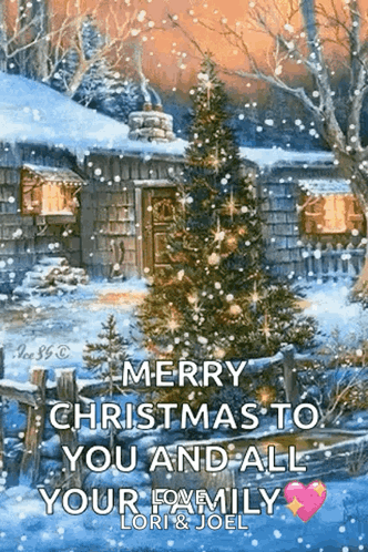Merry Christmas To You And All Your Family GIF