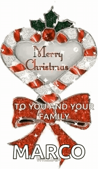 Merry Christmas To You And Your Family Marco William GIF