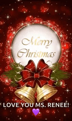 Merry Christmas Wednesday Love You Rene GIF