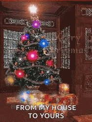 Merry Christmas Wishes From My House To Yours GIF
