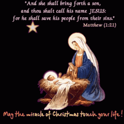 Merry Christmas Wishes Miracle Of Christ GIF