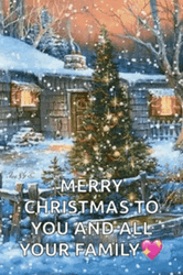 Merry Christmas Wishes To All Family GIF
