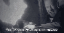 Merry Christmas Ya Filthy Animal GIF