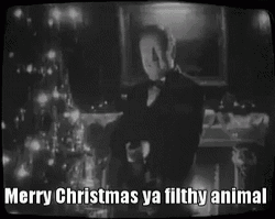 Merry Christmas Ya Filthy Animal GIF