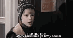 Merry Christmas You Filthy Animal Kevin GIF