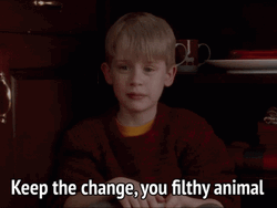 Merry Christmas You Filthy Animals GIF