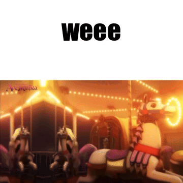 Merry Go Round Weee Sign GIF
