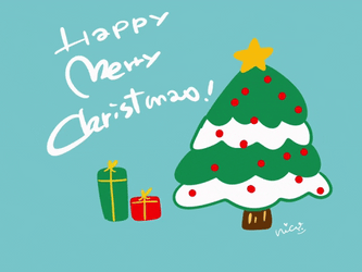 Merry Xmas Popping Gifts And Santa GIF