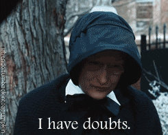 Merryl Streep Has Doubts GIF