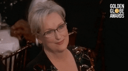 Meryl Streep Excited Sweet Smile GIF