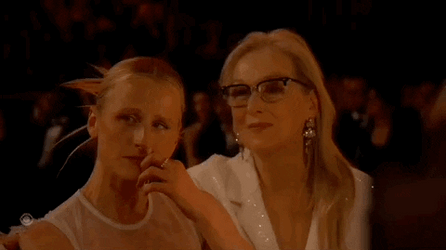 Meryl Streep Heartfelt Reaction GIF