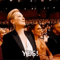 Meryl Streep Yaaas GIF