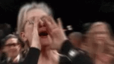 Meryl Streep Yelling GIF