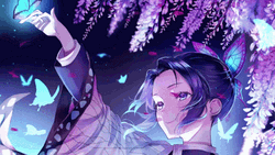 Mesmerizing Shinobu Kocho Anime GIF