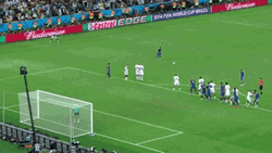 Messi Free Kick 2014 FIBA GIF