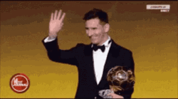 Messi Waving And Ronaldo Nonchalant Reaction GIF