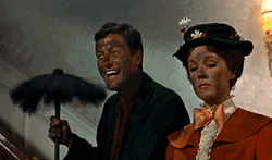Messy Mary Poppins And Dick Van GIF