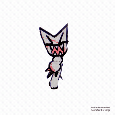Meta Animated Monster Drawing GIF