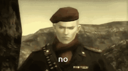 Metal Gear Solid Ocelot No Reaction