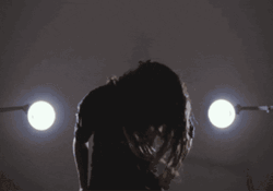 Metal Headbang On Spotlight GIF