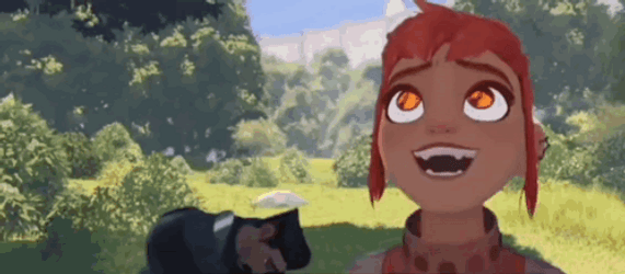 Metal Monster Face Nimona Movie GIF