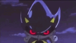 Metal Sonic Deadly Look GIF