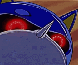 Metal Sonic Red Eyes GIF