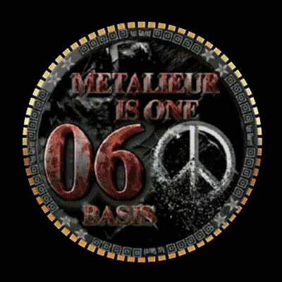 Metaleur One Basis Logo With Peace Sign GIF