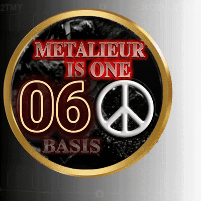 Metalieur One 06 Basis Logo Peace Sign GIF