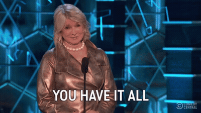Metallic Jacket Woman Saying You Have It All GIF