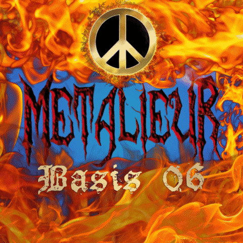 Metallica Basis 06 Album Cover With Peace Sign GIF