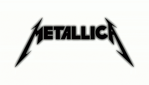 Metallica Is A Heavy Metal Band With A Logo That Looks Like A Pixel Art . GIF