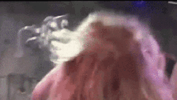 Metallica James Hetfield Live Hair Flip  GIF